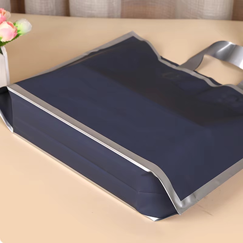 The Wedding Supply Store - 50Pcs Frosted hand shopping bag, silver