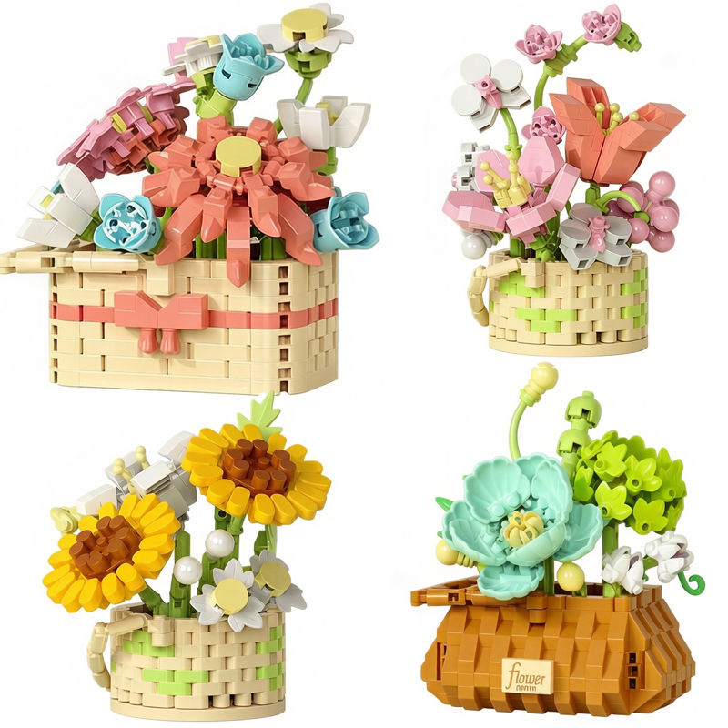 Wedding Hampers - Flower Basket Set Building Blocks –