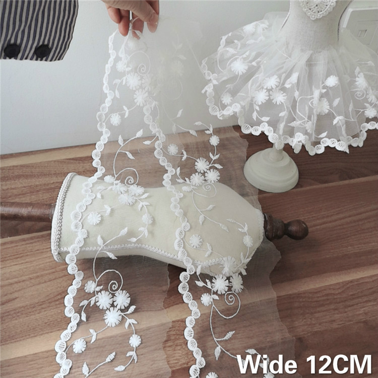 Wedding Water Supply - 12CM Wide White Tulle Mesh 3d