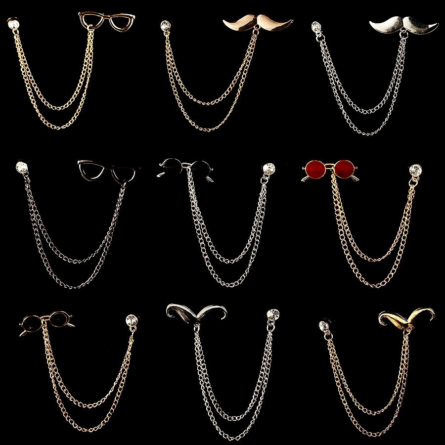 Suit Supply Wedding Party - New Man Tassel Chain Brooch Dragon