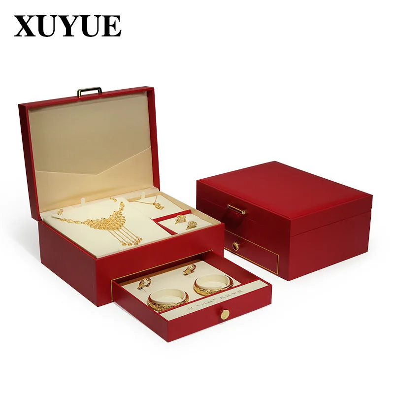 Wedding Package Gold - High grade luxury jewelry box necklace