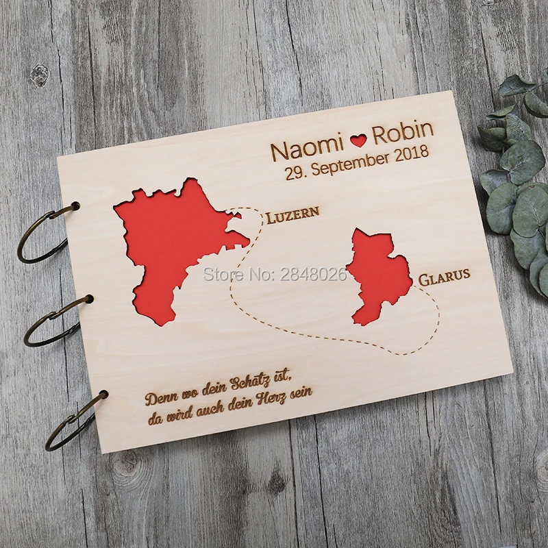 Rustic personalized wedding gu - огляд і ціна Personalized Guest Book