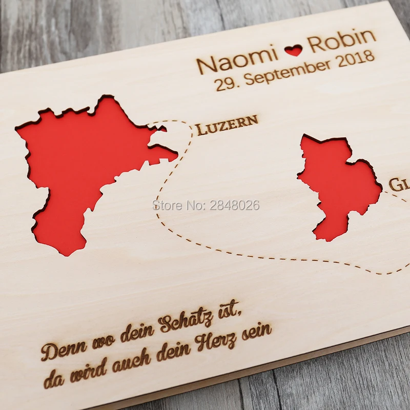 Rustic personalized wedding gu - огляд і ціна Personalized Guest Book
