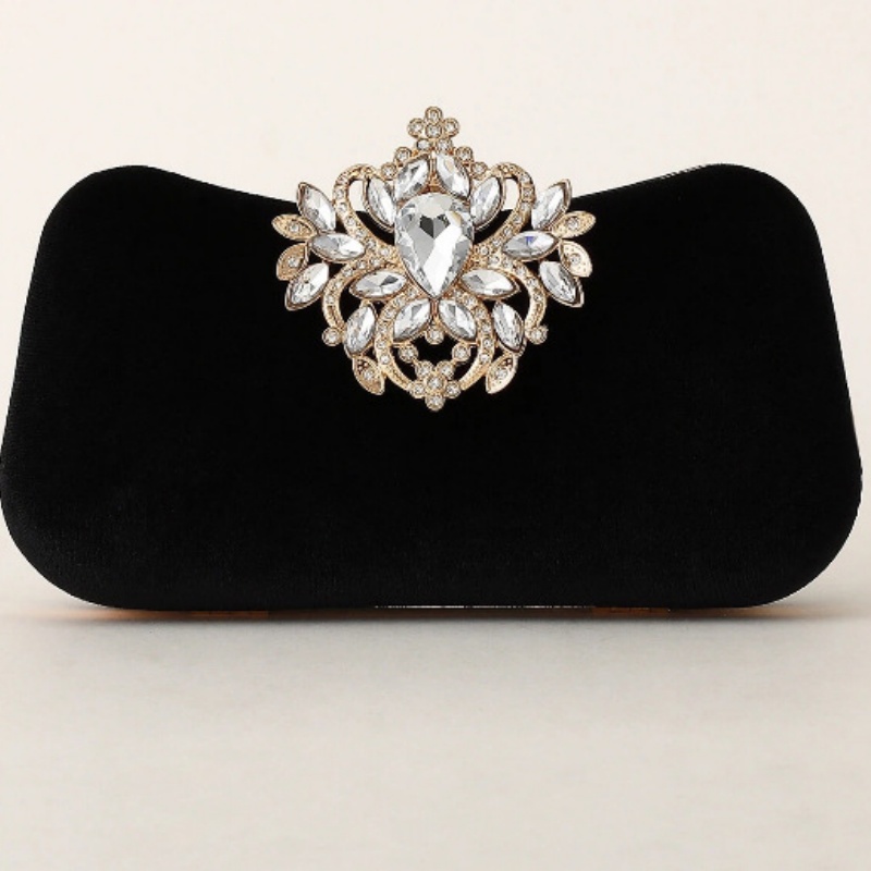 Dark Green Velvet Clutch Bag L - огляд і ціна Wedding Vendor