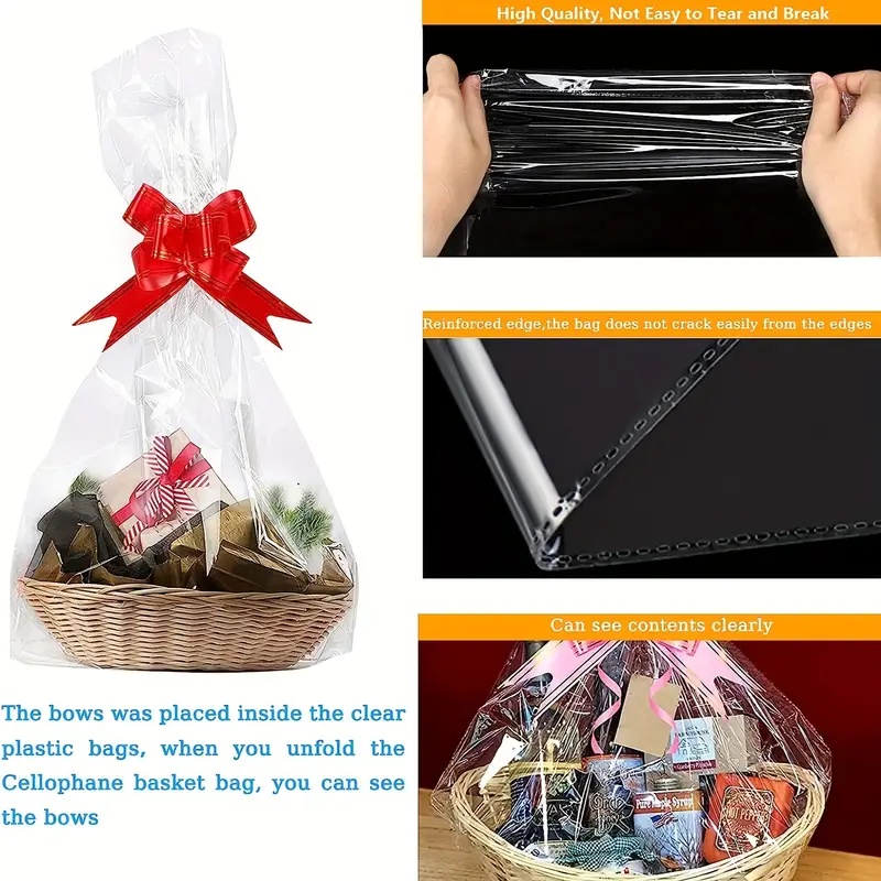 20/50 piece large clear cellop - огляд і ціна Wedding Hampers