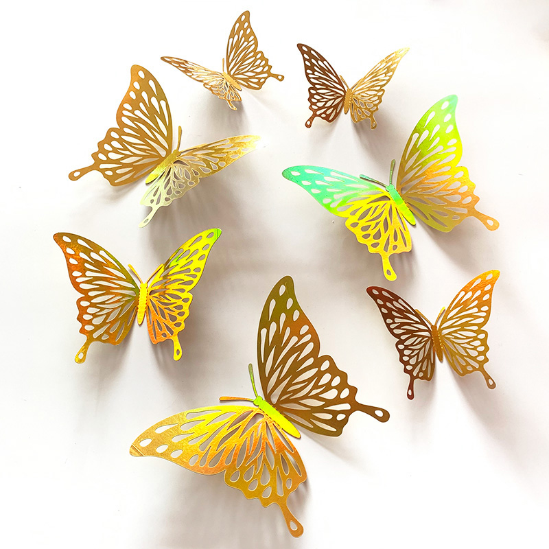 12 Pcs Gold 3D Hollow Butterfl - огляд і ціна Wedding Package Gold