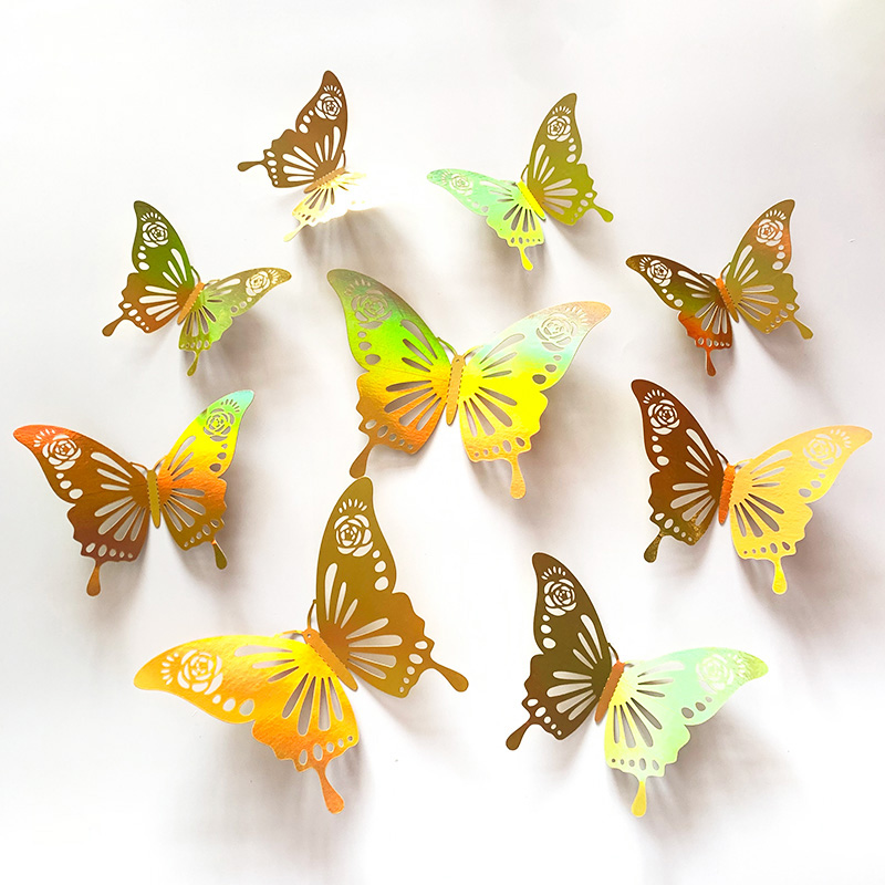 12 Pcs Gold 3D Hollow Butterfl - огляд і ціна Wedding Package Gold