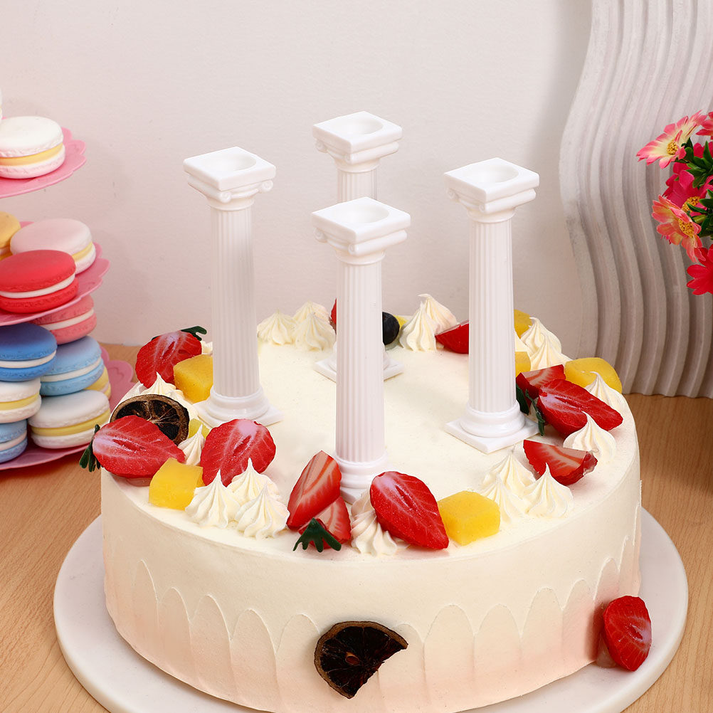 4Pcs Roman Column Cake Support - огляд і ціна Wedding Support