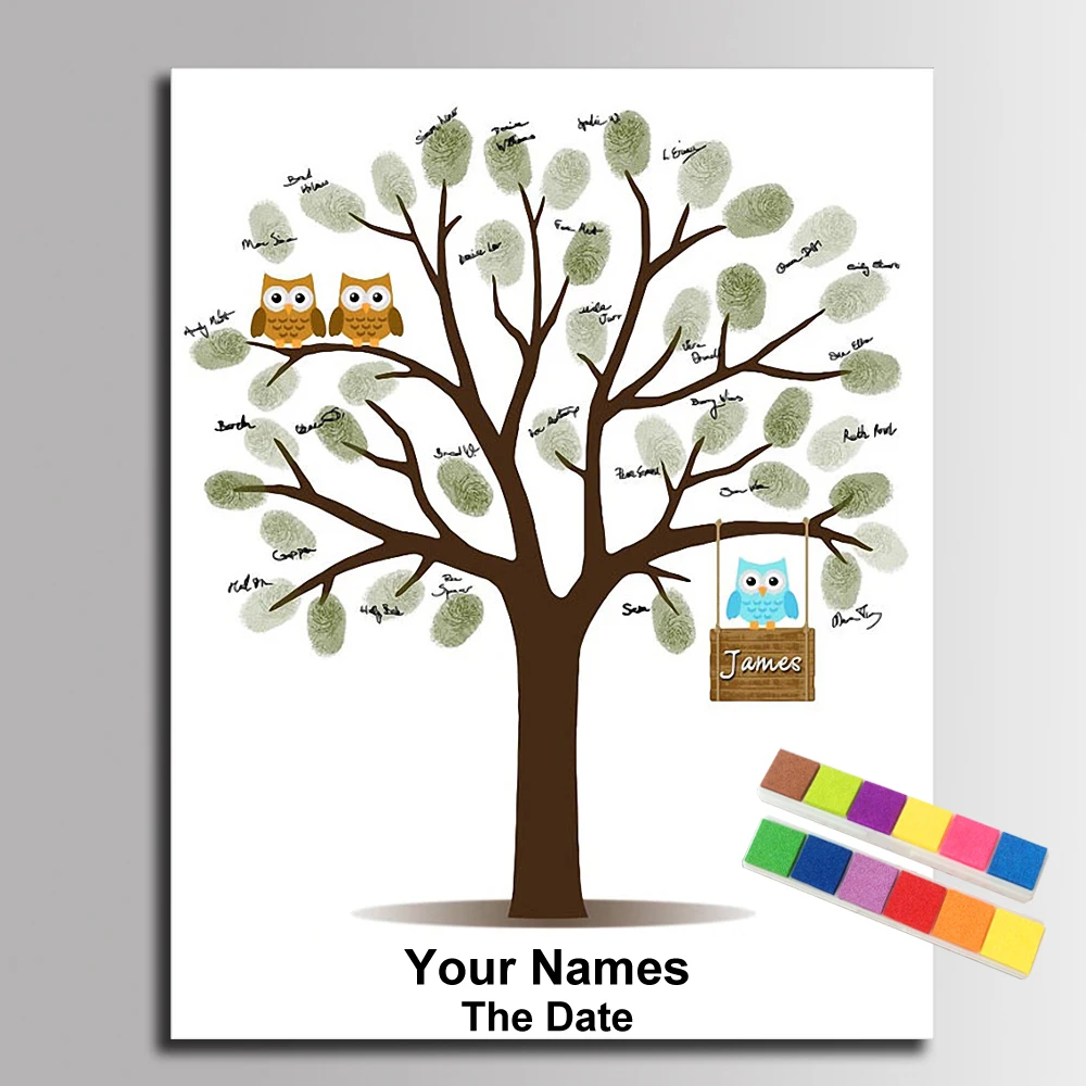 Personalized Signature Fingerp - огляд і ціна Personalized Guest Book