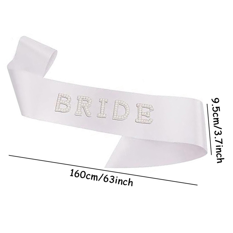 1pc 2025 Bride To Be Shoulder  - огляд і ціна Wedding Water Supply