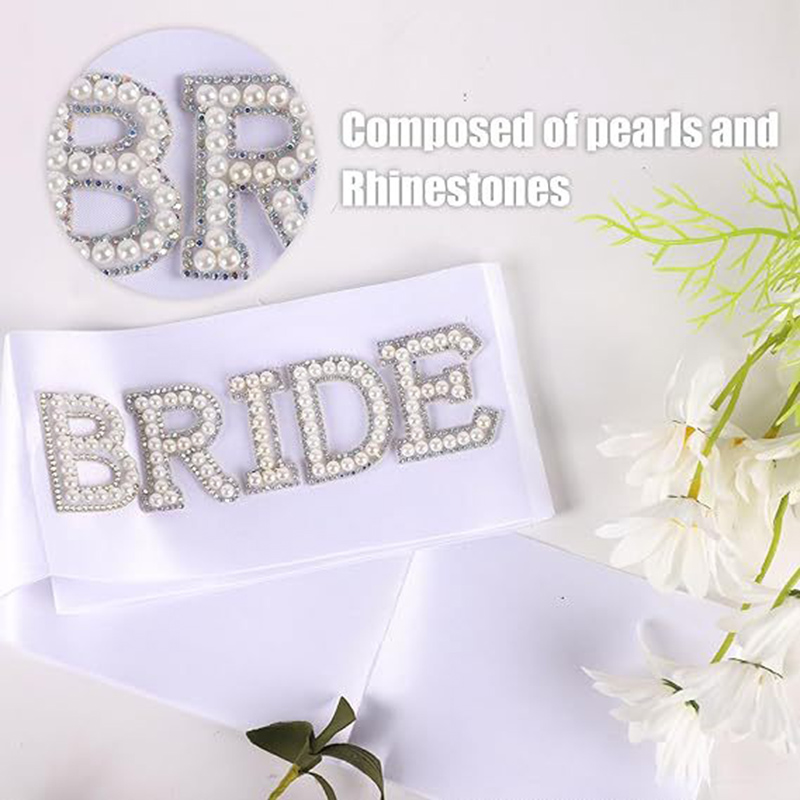 1pc 2025 Bride To Be Shoulder  - огляд і ціна Wedding Water Supply