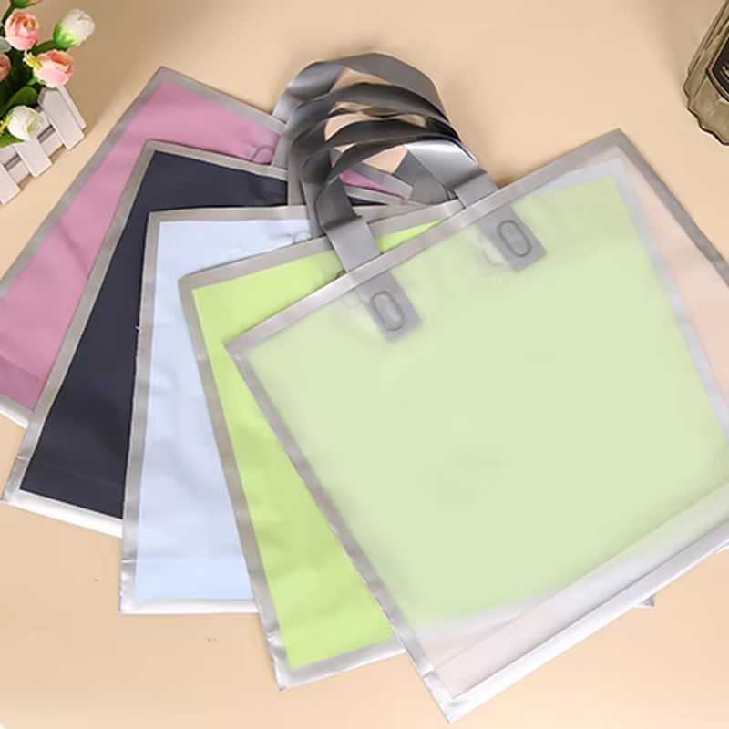 50Pcs Frosted hand shopping ba - огляд і ціна The Wedding Supply Store