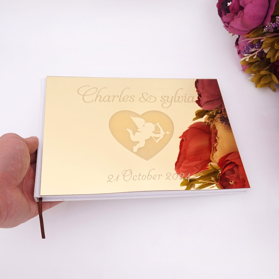 Custom Wedding Guest Book Acry - огляд і ціна Personalized Guest Book