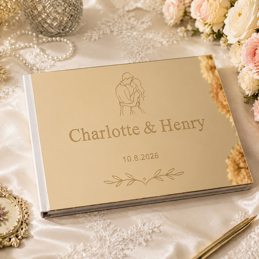 Custom Wedding Guest Book Acry - огляд і ціна Personalized Guest Book