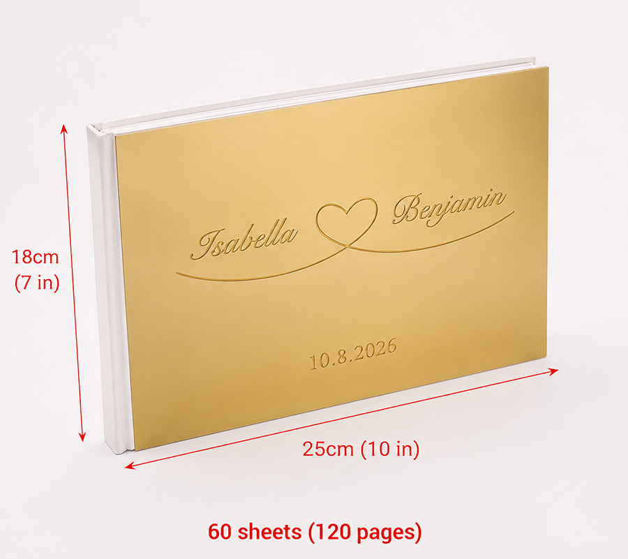 Custom Wedding Guest Book Acry - огляд і ціна Personalized Guest Book