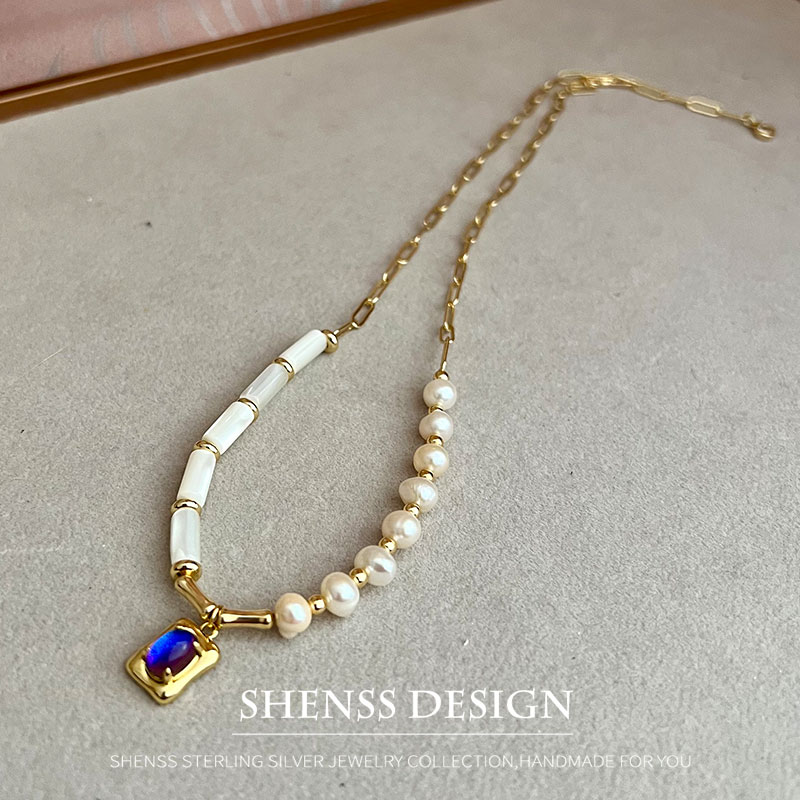 Natural 5-6mm Pearl Shell Neck - огляд і ціна Wedding Package Gold