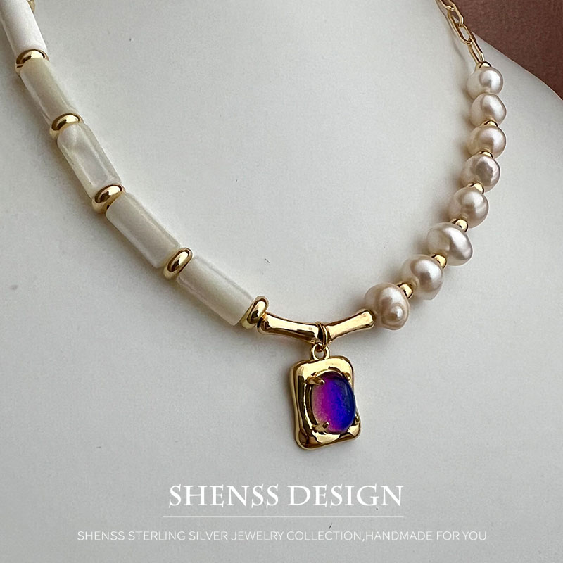 Natural 5-6mm Pearl Shell Neck - огляд і ціна Wedding Package Gold