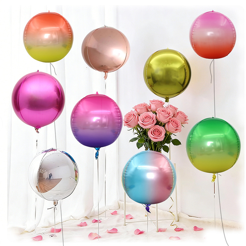 5pcs 10 18 22 Inch 4D Round Me - огляд і ціна Wedding Decor Supply Store