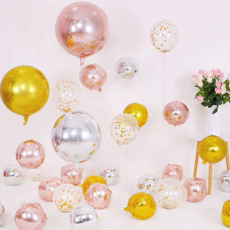 5pcs 10 18 22 Inch 4D Round Me - огляд і ціна Wedding Decor Supply Store