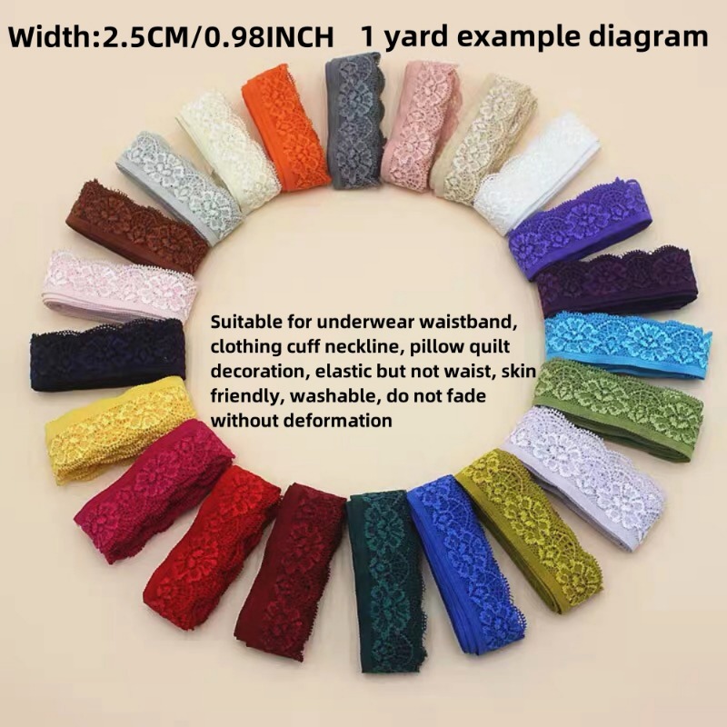 1/2/5 Yard 2.5cm Wide Cotton S - огляд і ціна Wedding Water Supply