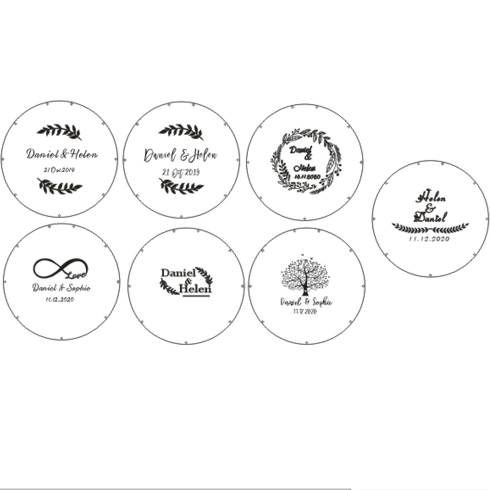 Personalized Acrylic round wed - огляд і ціна Personalized Guest Book