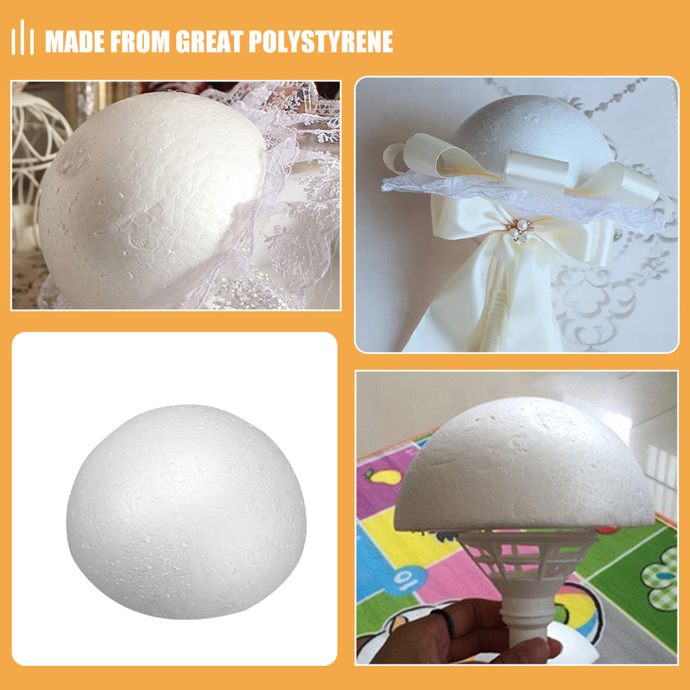 4Pcs White Foam Hemisphere Foa - огляд і ціна Wedding Floral Supply