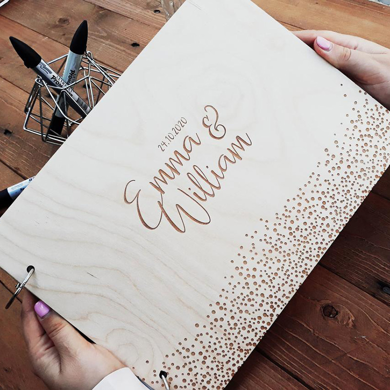 Personalized Wedding Guestbook - огляд і ціна Personalized Guest Book