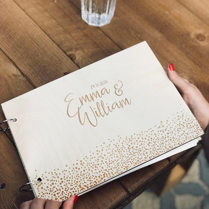 Personalized Wedding Guestbook - огляд і ціна Personalized Guest Book