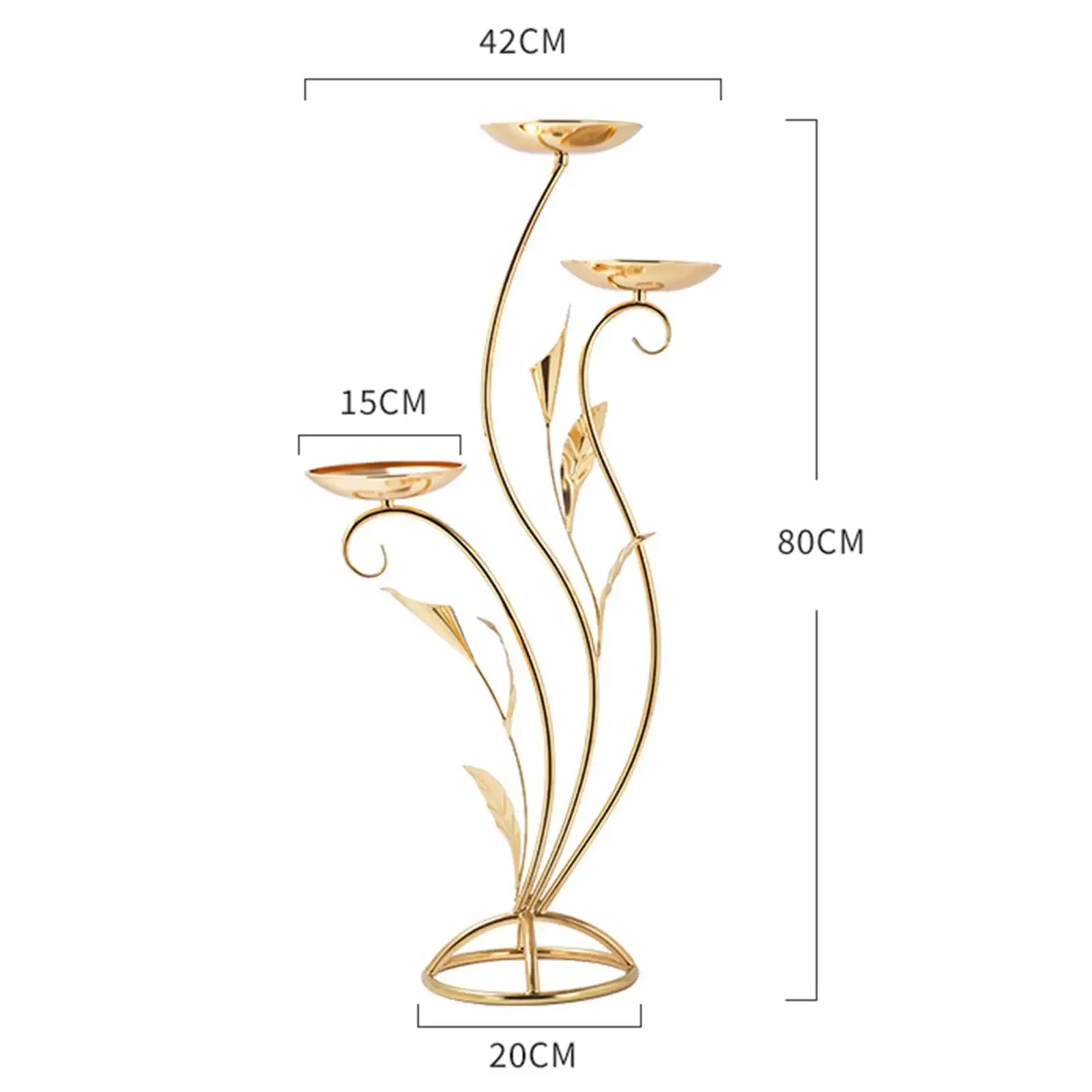 Gold Flower Stand for Wedding  - огляд і ціна Wedding Decor Supply Store