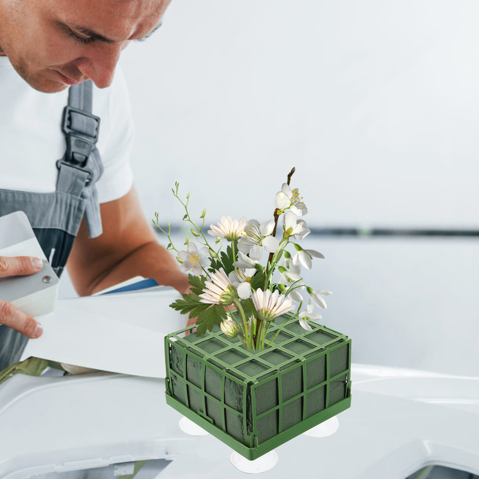 2Pcs Car Head Floral Decoratio - огляд і ціна Wedding Floral Supply