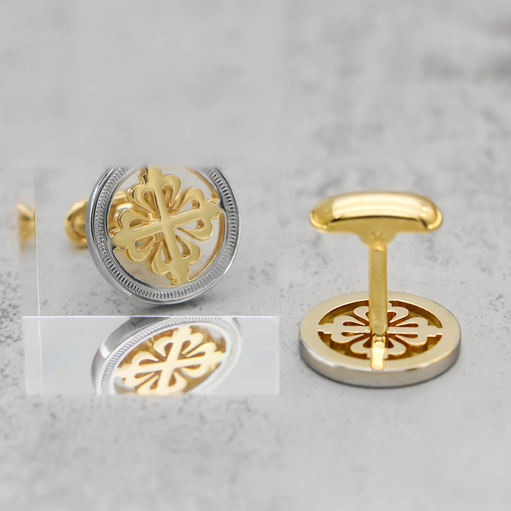 Luxury Iris Flower Cufflinks H - огляд і ціна Wedding Supply Factory