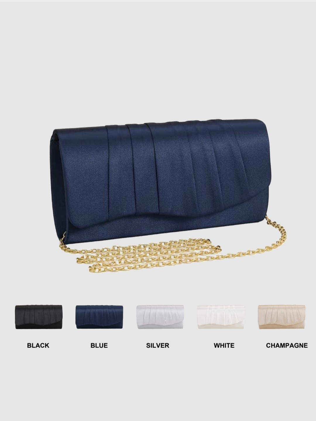 Ladies Dinner Bag Pleated Soli - огляд і ціна Wedding Vendor