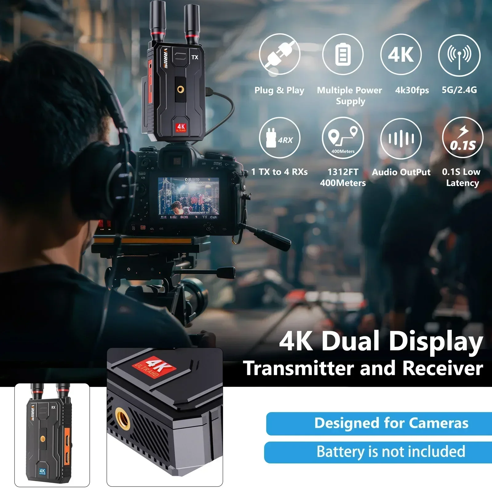 400m 5G 4K Wireless Video Tran - огляд і ціна Wedding Support