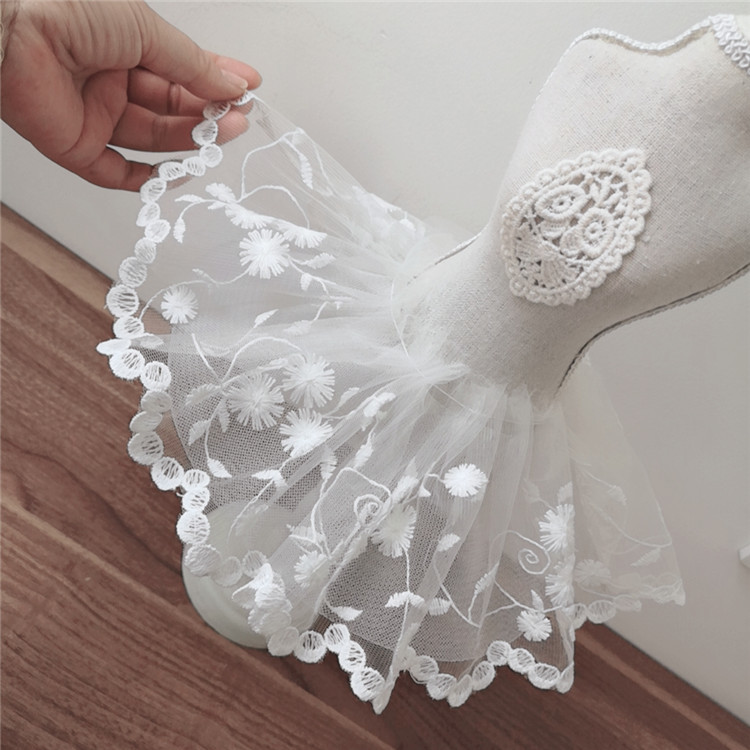 12CM Wide White Tulle Mesh 3d  - огляд і ціна Wedding Water Supply