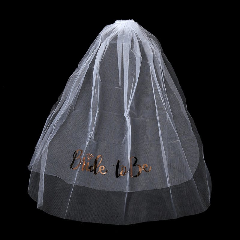 Bride To Be Veil Rose Gold Hen - огляд і ціна Wedding Supply Store