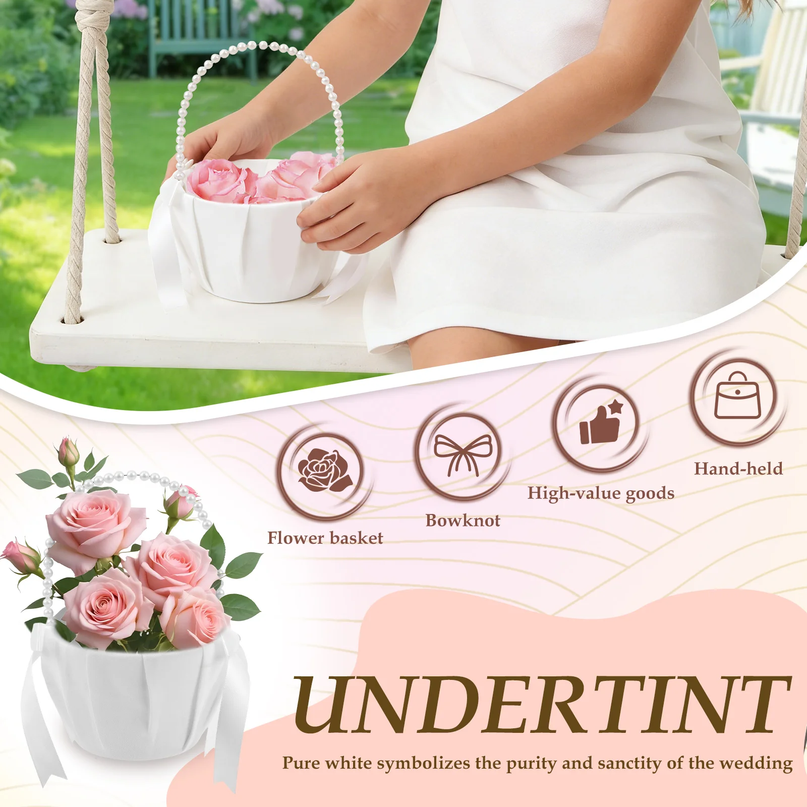 2Pcs Wedding Flower Girl Baske - огляд і ціна Wedding Hampers