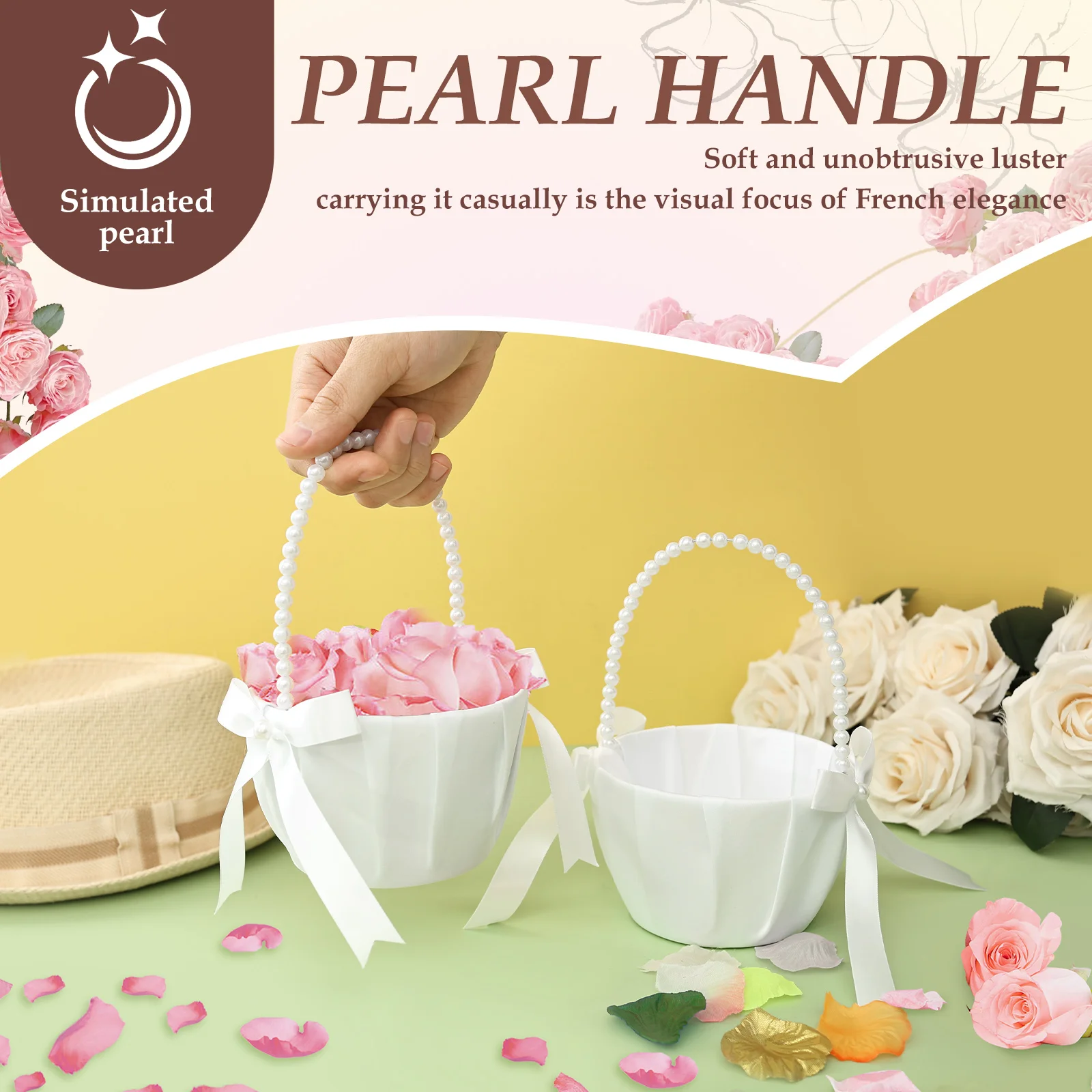 2Pcs Wedding Flower Girl Baske - огляд і ціна Wedding Hampers