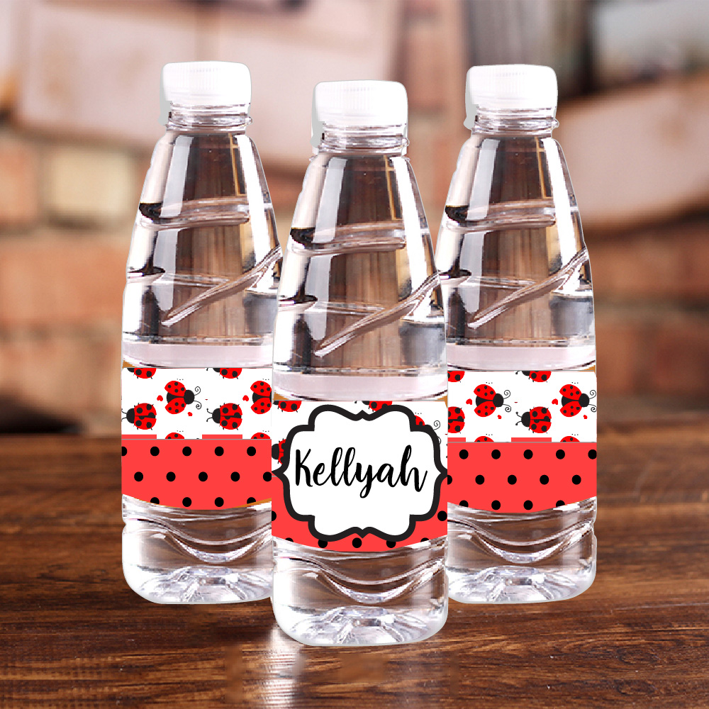 Personalised Ladybug Red Polka - огляд і ціна Wedding Water Supply