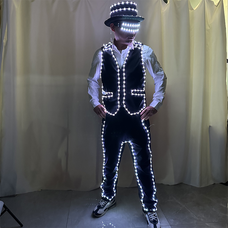 Full Color LED Costume Luminou - огляд і ціна Suit Supply Wedding Party