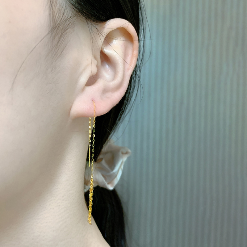 New 18K Yellow Gold Earrings   - огляд і ціна Wedding Package Gold