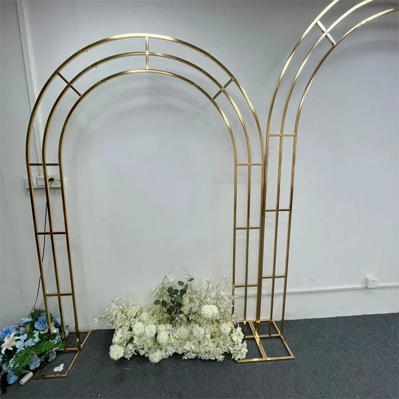 Metallic Gold Wedding Arch Sta - огляд і ціна Wedding Decor Supply Store