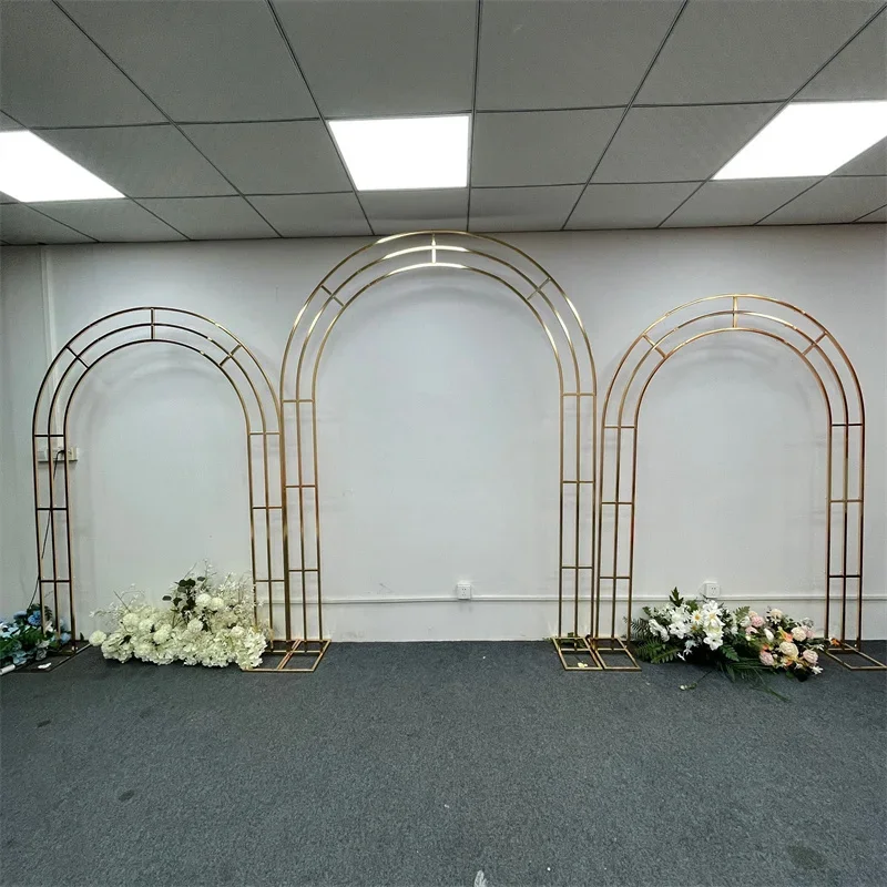 Metallic Gold Wedding Arch Sta - огляд і ціна Wedding Decor Supply Store