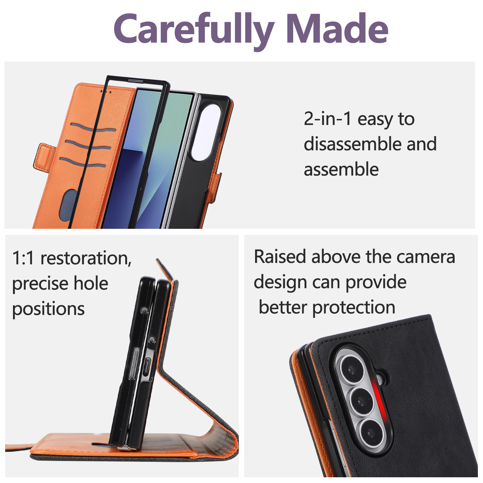 Flip Retro Leather Wallet Phon - огляд і ціна Place Card Holder