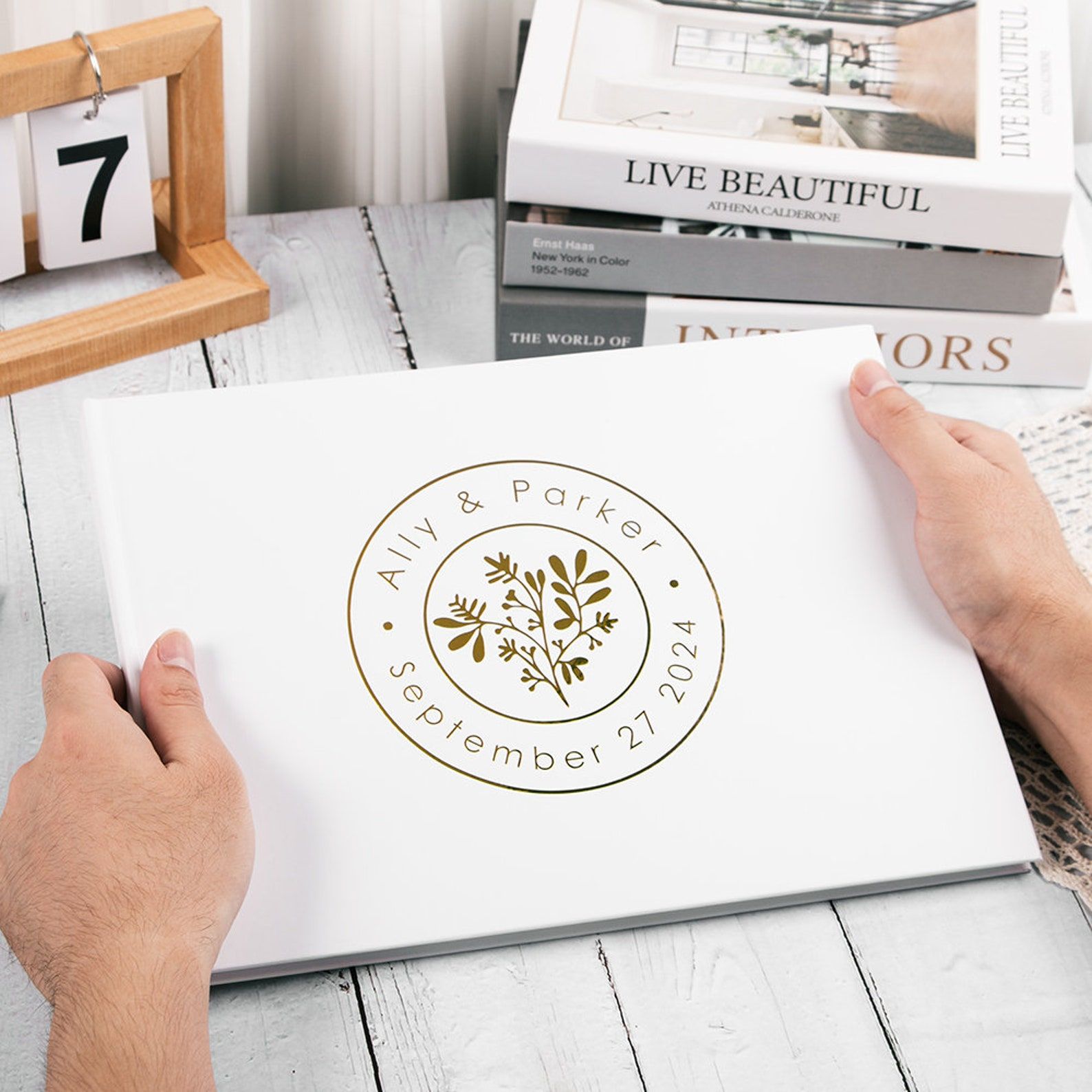 Custom Wedding Guestbook Perso - огляд і ціна Personalized Guest Book